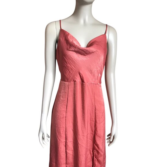 American Eagle Pink A Line Midi Dress - Picture 3 of 6